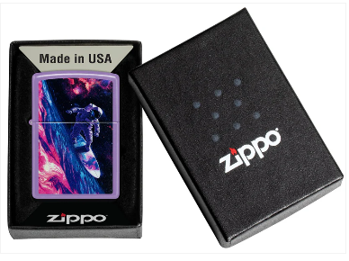 Zippo 46681 Surfing Astronaut Design aansteker detail
