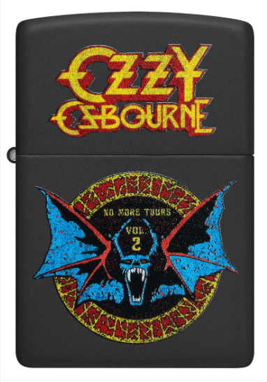 Zippo Aansteker - 218 Ozzy Osbourne Bat - achteraanzicht