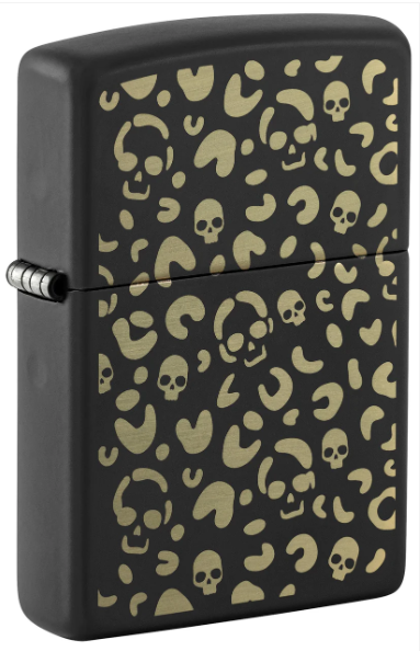 Zippo Aansteker - 218 Skull Leopard Design - vooraanzicht