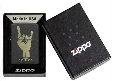 Zippo Aansteker - 236 Rock on Design - detail 1