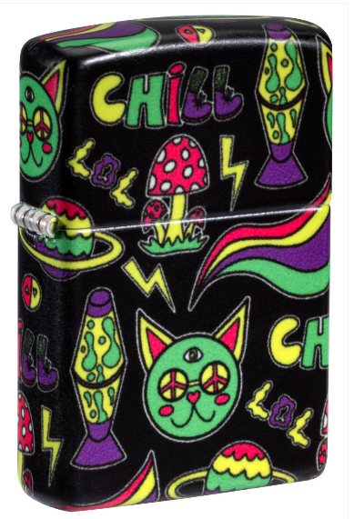Zippo 49193 Chill Design aansteker vooraanzicht