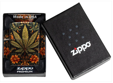 Zippo 48458 Leaf and Flowers Design aansteker detail 3