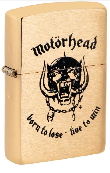 Zippo Aansteker - 204B Motörhead - Born to Lose - Live to Win - vooraanzicht
