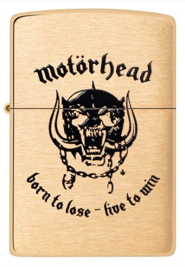 Zippo Aansteker - 204B Motörhead - Born to Lose - Live to Win - achteraanzicht