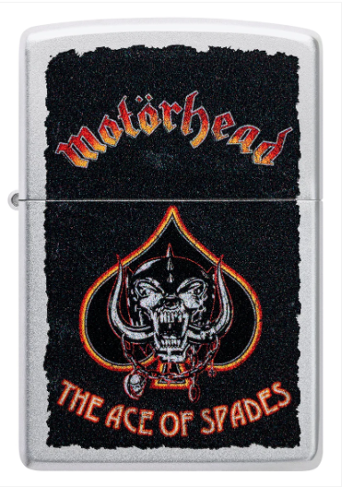 Zippo Aansteker - 205 Motörhead - The Ace of Spades - achteraanzicht