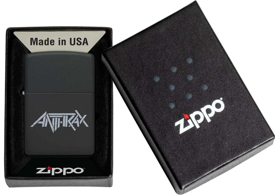 Zippo Aansteker - 218 Anthrax - Logo - detail 1
