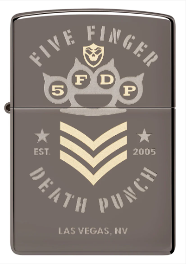 Zippo Aansteker - 150 Five Finger Death Punch - Est. 2005 - achteraanzicht