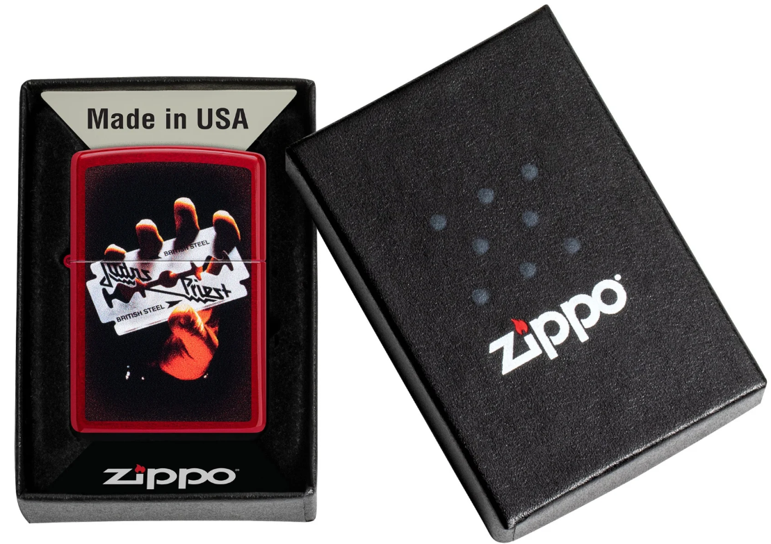 Zippo Aansteker - 21063 Judas Priest - British Steel - detail 1
