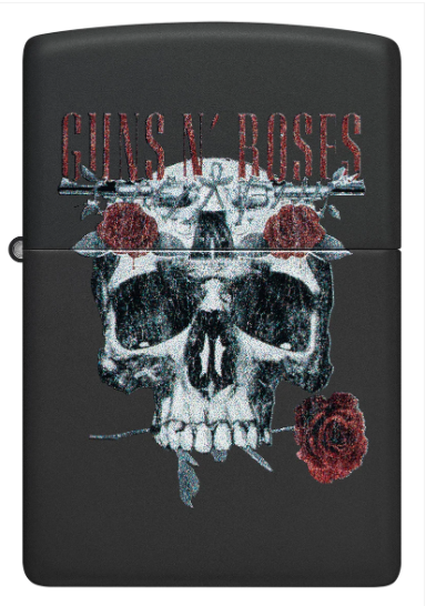 Zippo Aansteker - 218 Guns n Roses - Skull - achteraanzicht