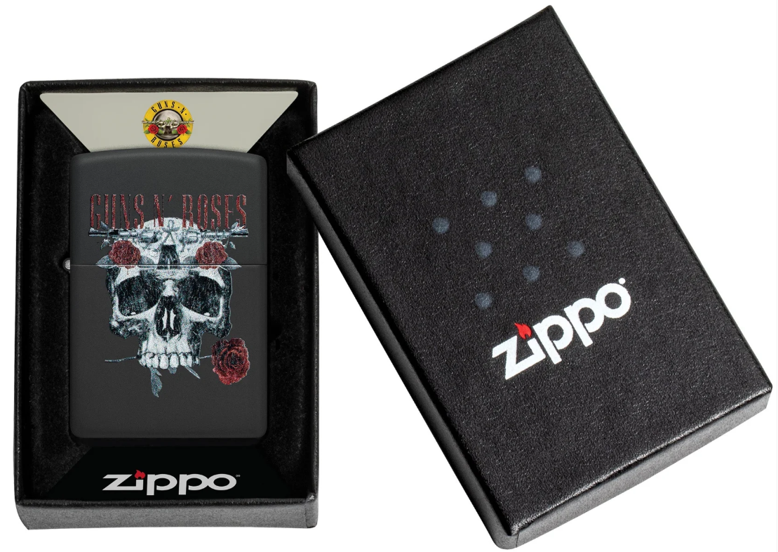Zippo Aansteker - 218 Guns n Roses - Skull - detail 1