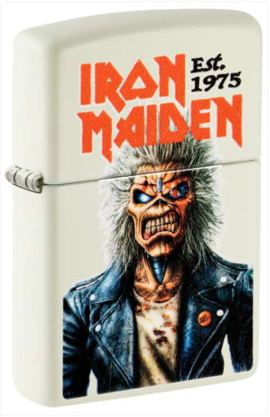Zippo 49193 Iron Maiden Glow in the dark aansteker vooraanzicht