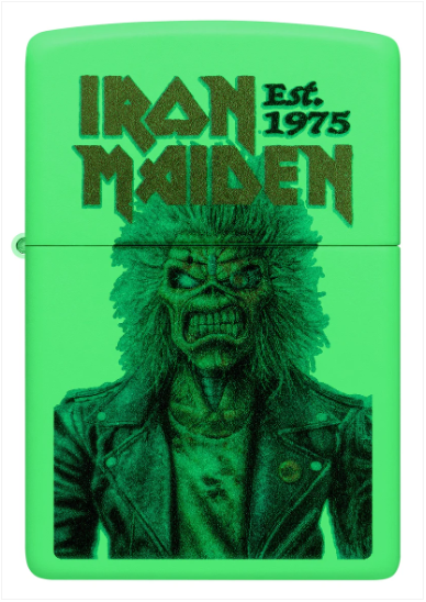 Zippo 49193 Iron Maiden Glow in the dark aansteker detail 1