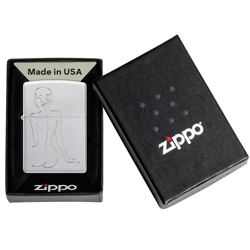 Zippo 205 Lady Design aansteker detail