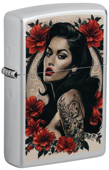 Zippo 205 Pinup - vooraanzicht