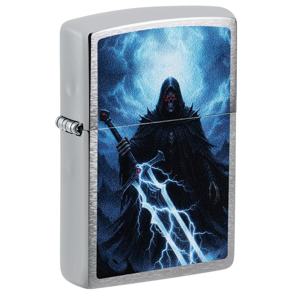 Zippo 200 Soul Reaper Design aansteker met reaper-figuur afbeelding