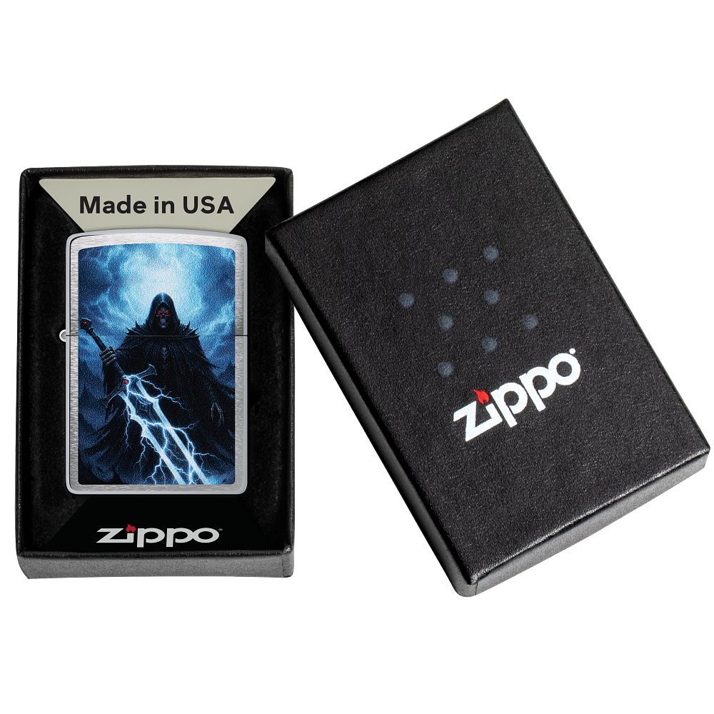 Zippo 200 Soul Reaper Design aansteker achterkant
