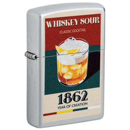 Zippo 205 Retro Cocktail 2 Design aansteker voorkant