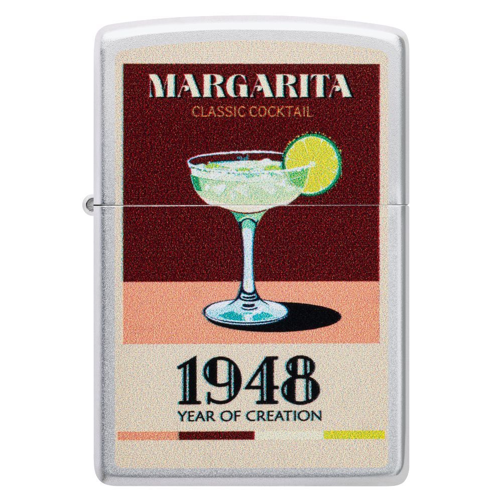 Zippo 205 Retro Cocktail 3 Design aansteker zijkant