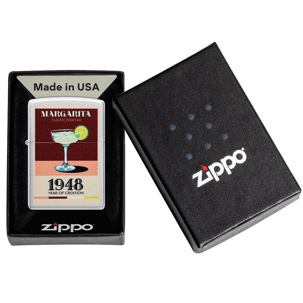 Zippo 205 Retro Cocktail 3 Design aansteker detail