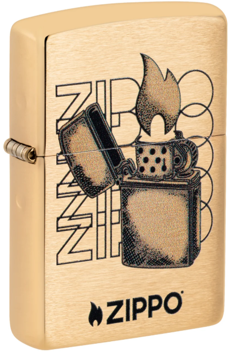 Zippo 204B Creative Zippo Design aansteker - voorkant met creatief ontwerp