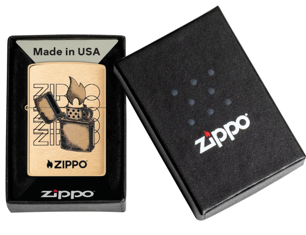 Zippo 204B Creative Zippo Design aansteker - achterkant