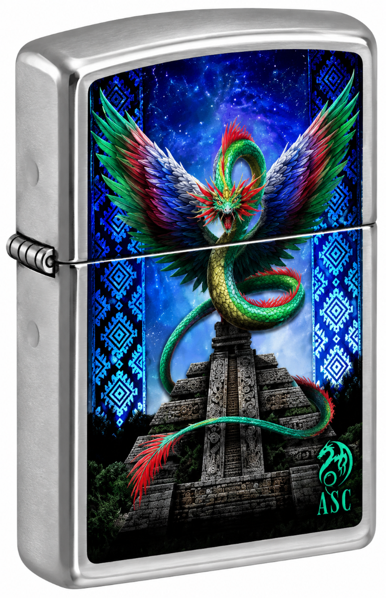 Zippo 200 Anne Stokes 4 Brushed Chrome aansteker voorkant