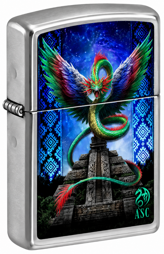 Zippo 200 Anne Stokes 4 Brushed Chrome aansteker voorkant