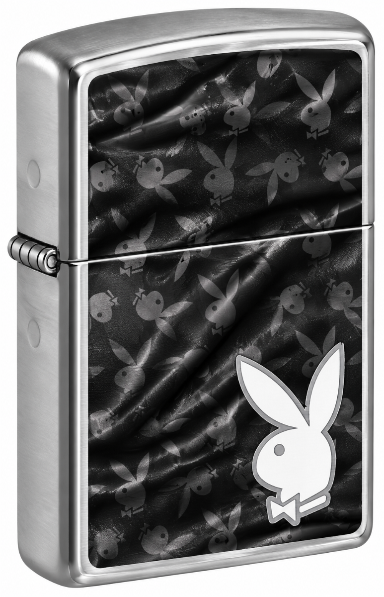 Zippo 200 Playboy 2 aansteker voorkant met Playboy design