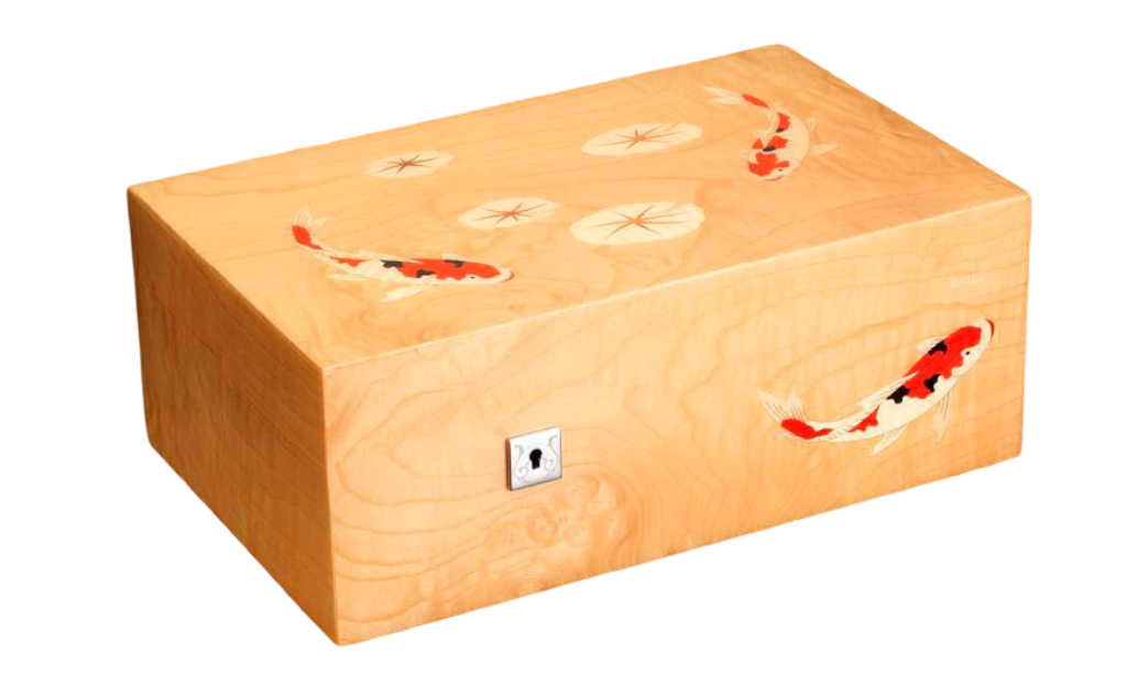 Siglo - Koi Fish Humidor - vooraanzicht