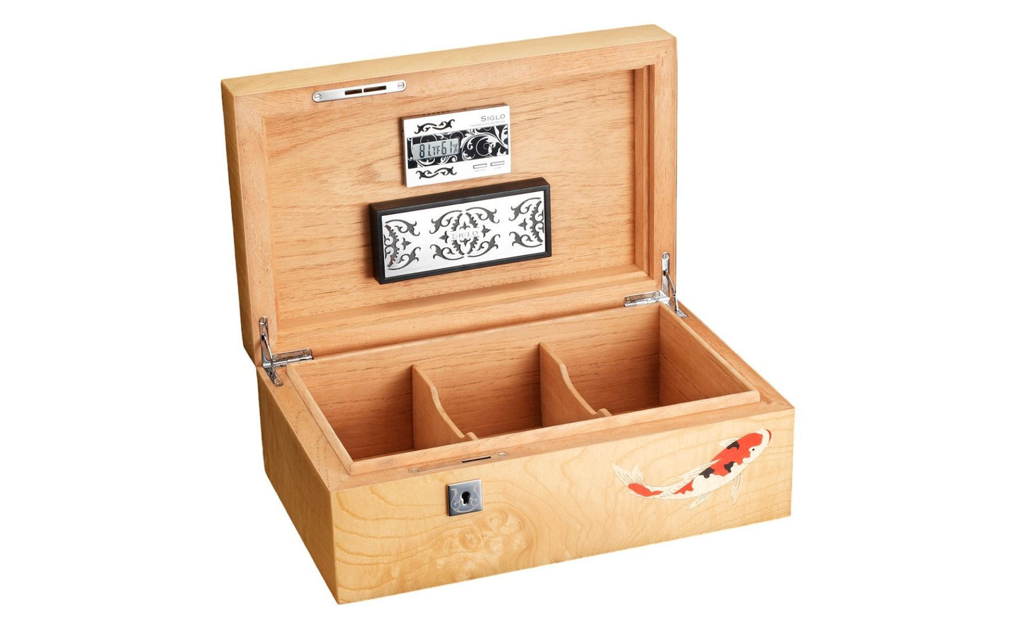 Siglo - Koi Fish Humidor - geopend