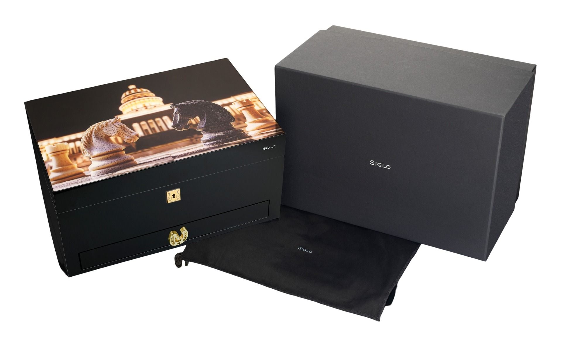 Siglo - The Knight Humidor - detail ridder