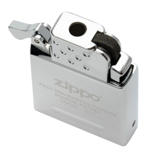 Zippo Butane Yellow Flame Insert - German French English - vooraanzicht