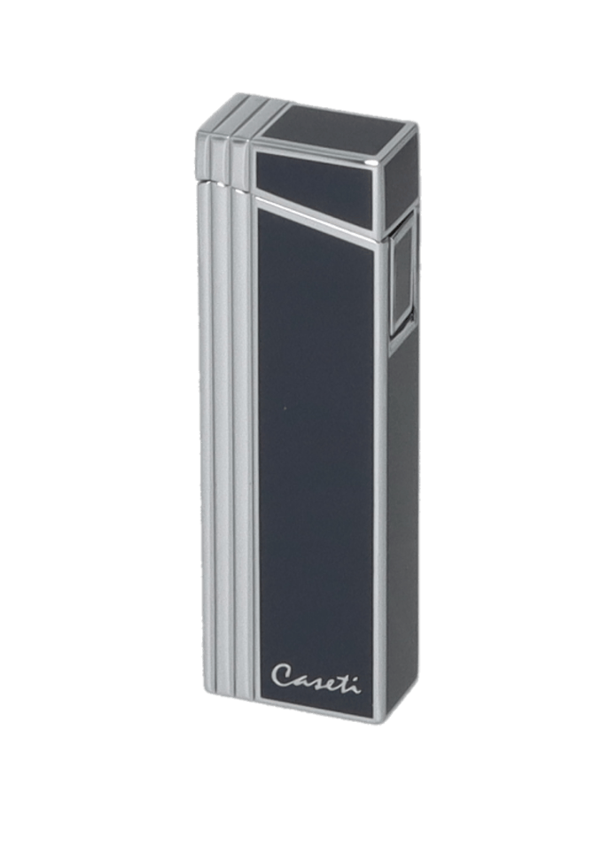 Caseti lighter Jet blue/chrome - vooraanzicht