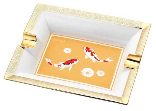 Siglo - Koi Fish Ashtray - bovenaanzicht