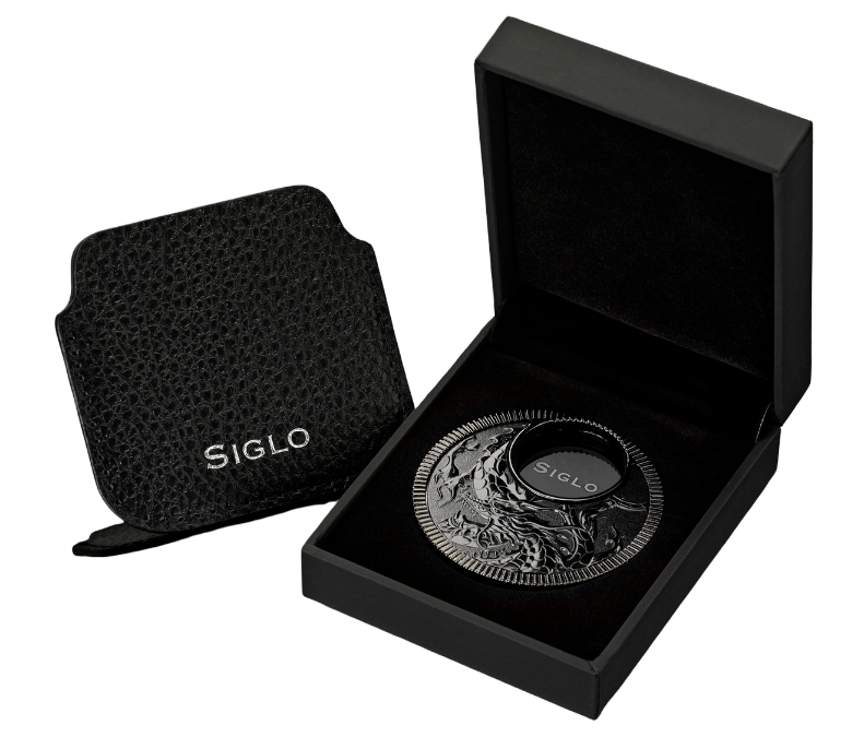 Siglo - Dragon Swivel Cutter - Black - detail draak