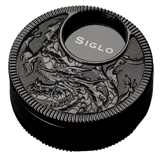 Siglo - Dragon Swivel Cutter - Black - vooraanzicht met drakenmotief