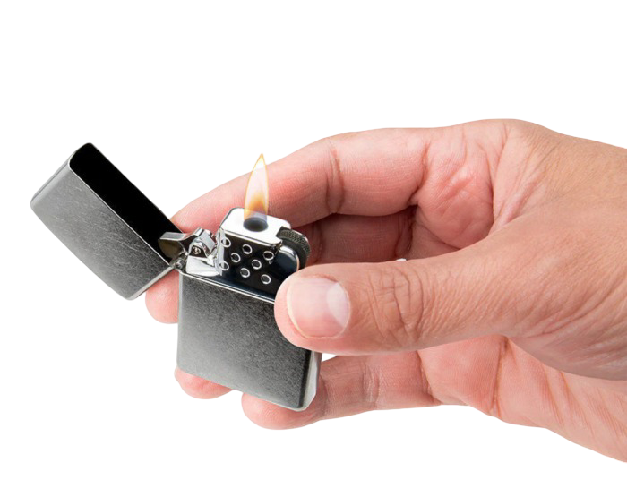 Zippo Butane Yellow Flame Insert - German French English - detail