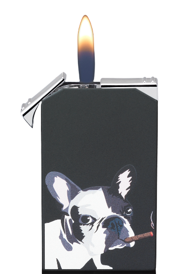 Siglo - Dog Lighter & Cutter Set - Black - geschenkverpakking