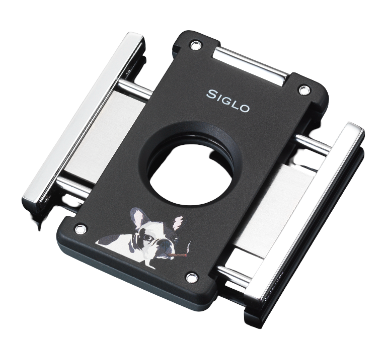 Siglo - Dog Lighter & Cutter Set - Black - cutter detail