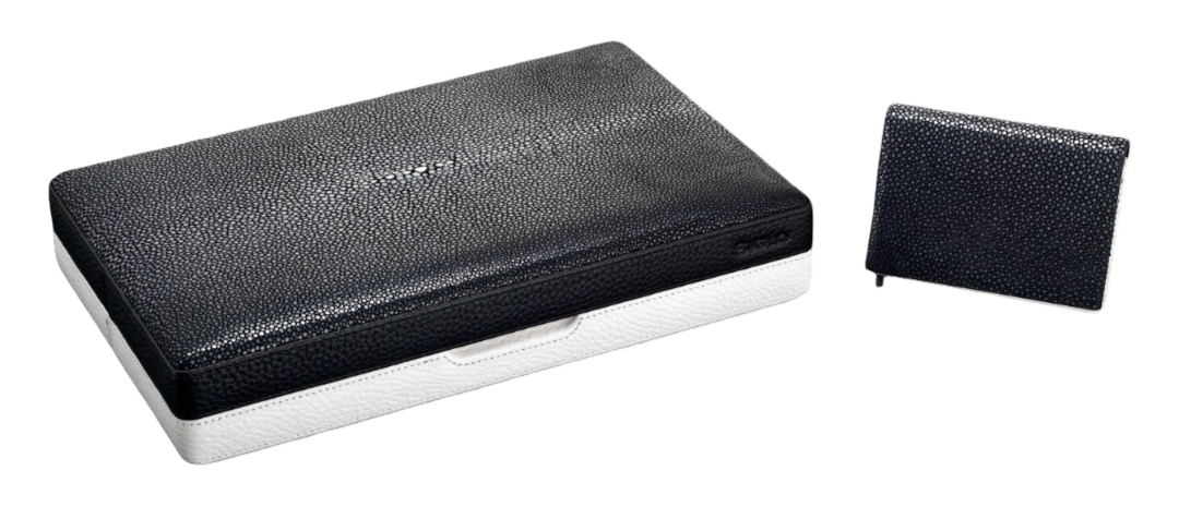 Siglo - Stingray Travel Humidor - Black - vooraanzicht