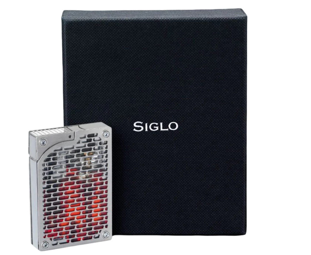 Siglo - Wire Lighter - Silver - detail draadpatroon