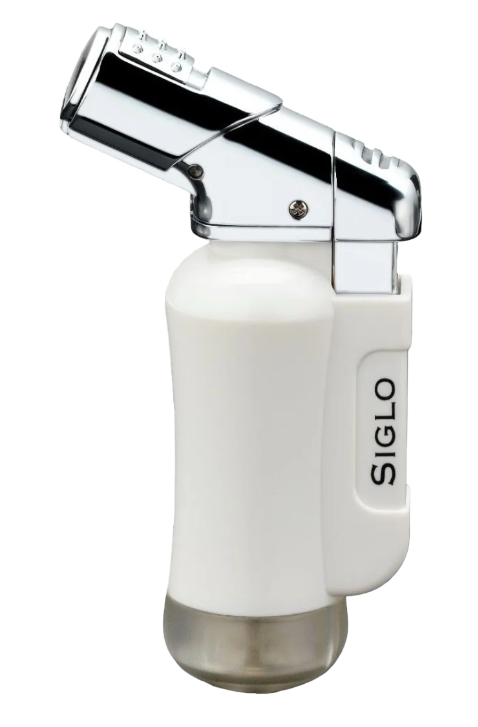Siglo - Mini Torch - White - vooraanzicht witte aansteker
