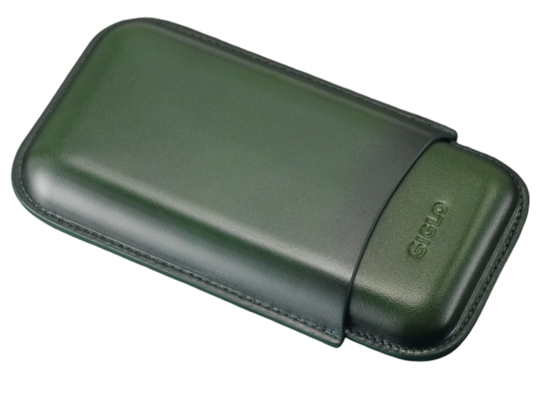 Siglo - Patina Cigar Case - Green - vooraanzicht