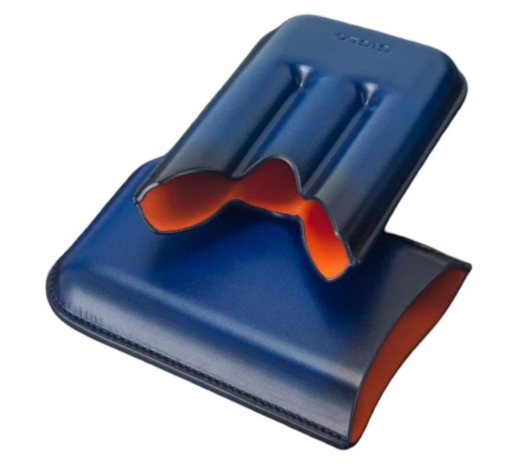 Siglo - Patina Cigar Case - Blue - geopend