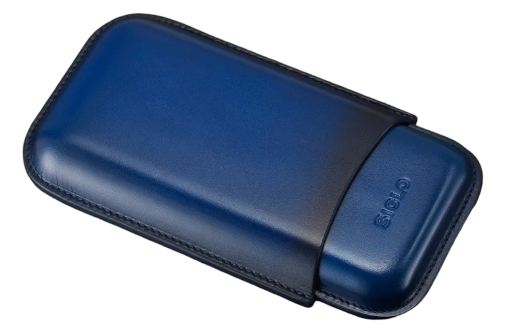 Siglo - Patina Cigar Case - Blue - vooraanzicht