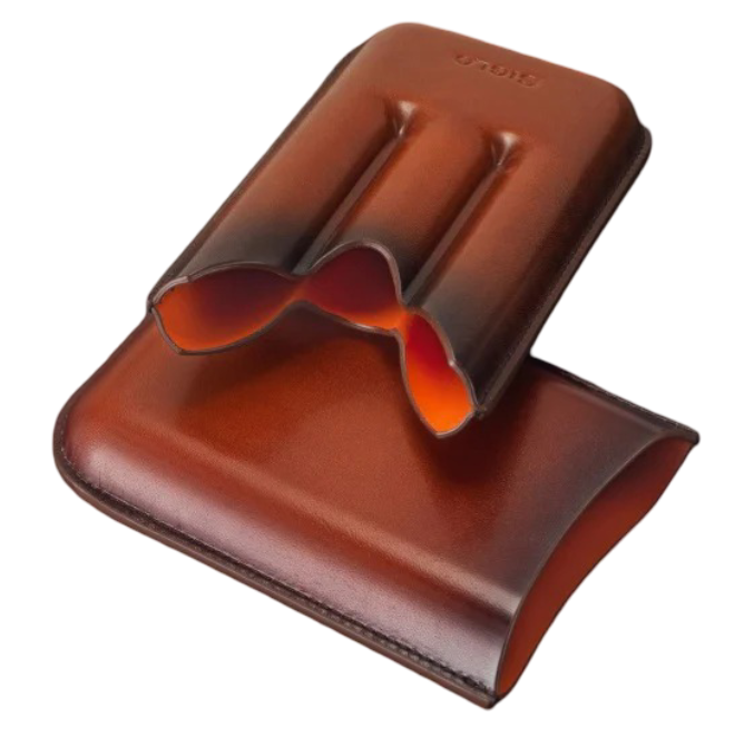 Siglo - Patina Cigar Case - Brown - geopend