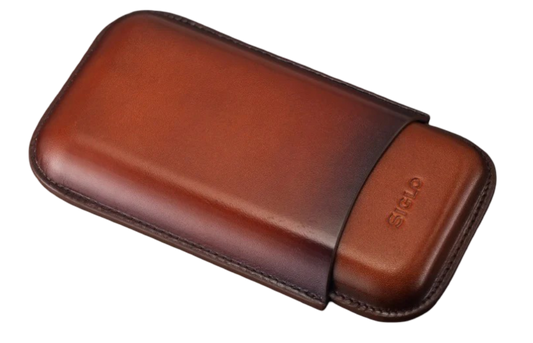 Siglo - Patina Cigar Case - Brown - vooraanzicht