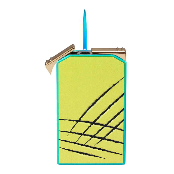 Siglo Cat Lighter & Cutter Set Yellow/Green - detail aansteker