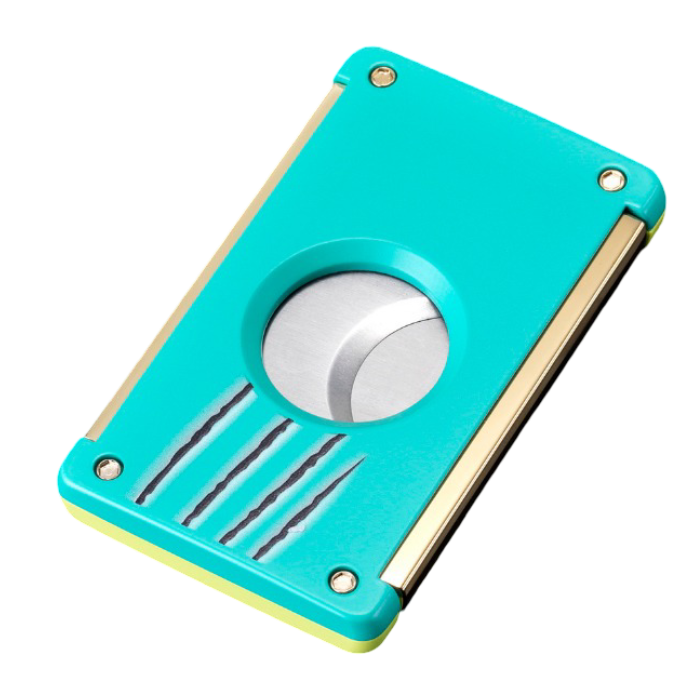 Siglo Cat Lighter & Cutter Set Yellow/Green - zijkant