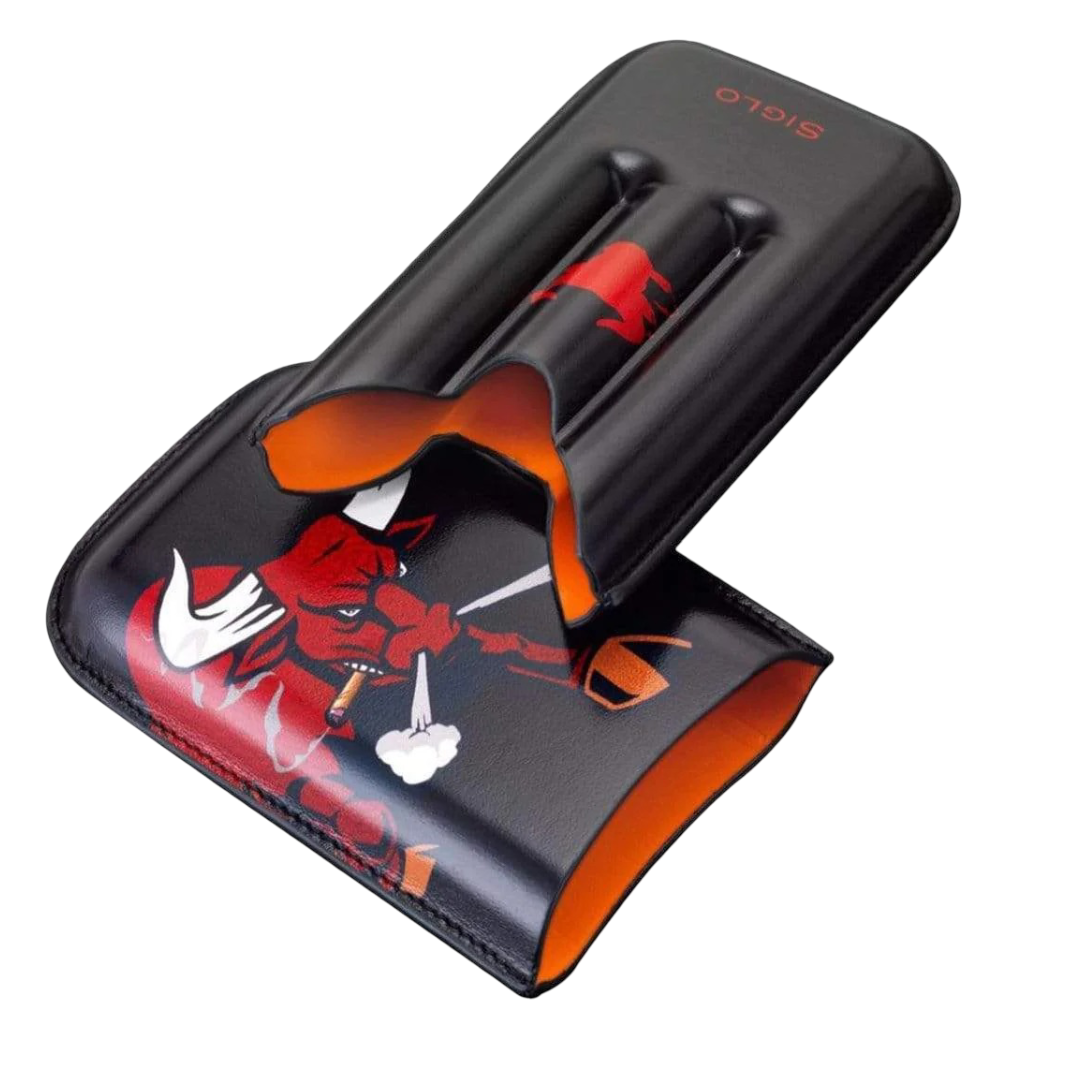 Siglo - Cigar Case Ox - Black - achterkant